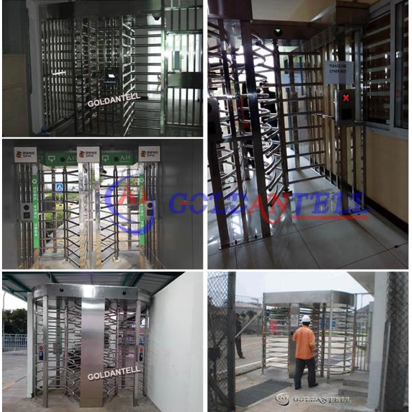 Full Height Turnstile 550-600mm Passage Width 30-40 Persons/Min