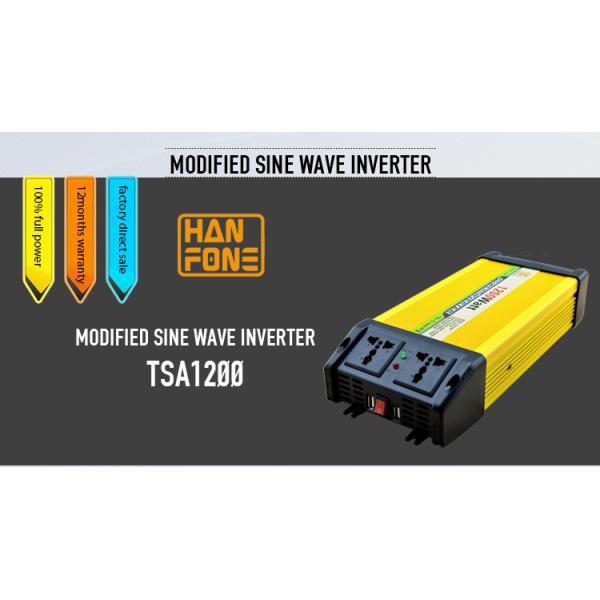 HANFONG Off Grid Solar Inverter Hot Sale Power Inverter 1200W Hot sale 12v-230v DC to AC home use portable best