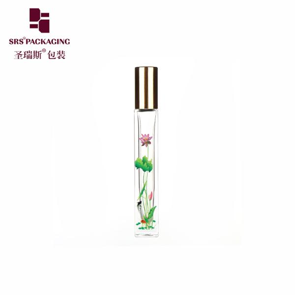 Luxury 10ml Glass Roll On Bottle with No Leakage and No Scratching for Perfume and Essential Oil