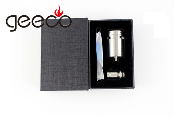Gecco Genesis e-cig rebuildable atomizer immortalizer stainless atomizer with Squape rs