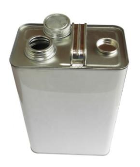 quadrado Tin Containers de Tin Can Metal Handle Lids do óleo de motor 4L
