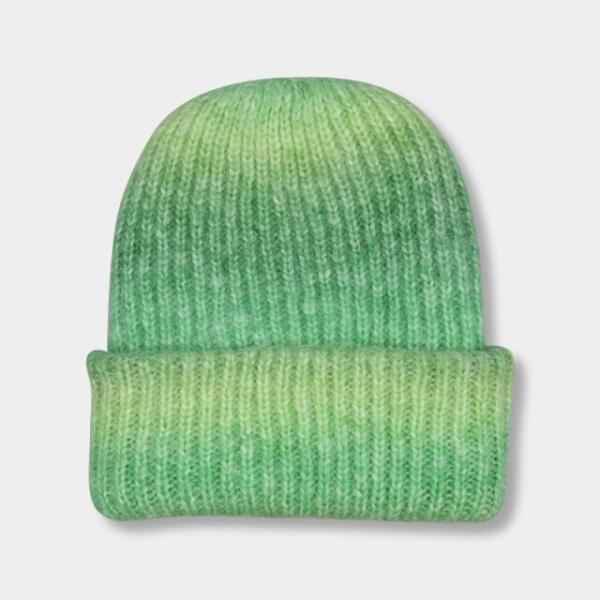 56cm вяжут шляпы Beanie для шляпы зимы цвета градиента краски связи девушки на открытом воздухе гибкой толстой