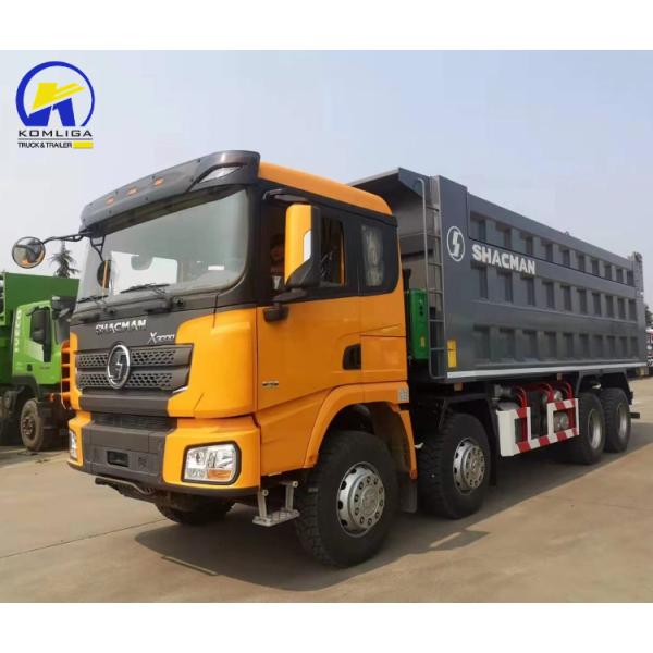 Second Hand 8L Engine Capacity Front Lifting Style Shacman 8X4 12wheels Dump Truck