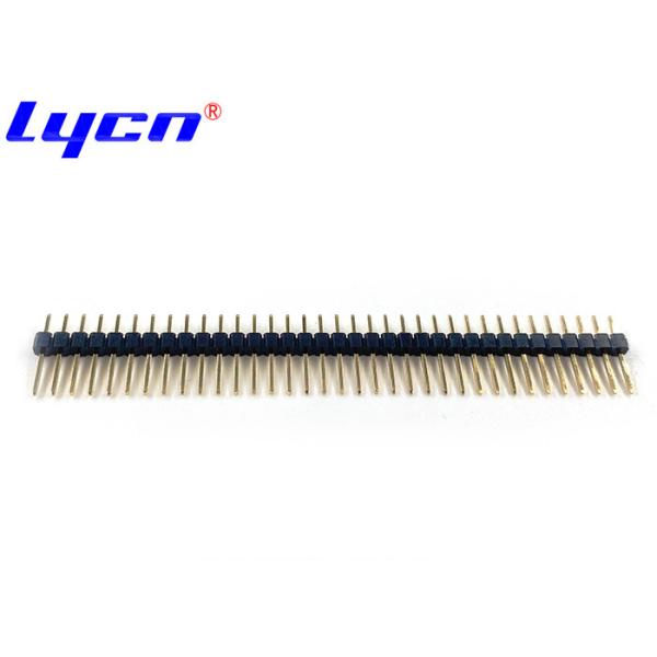 2.0mm Pitch Male Pin Header Connectors Single Row Withstand Voltage 500V