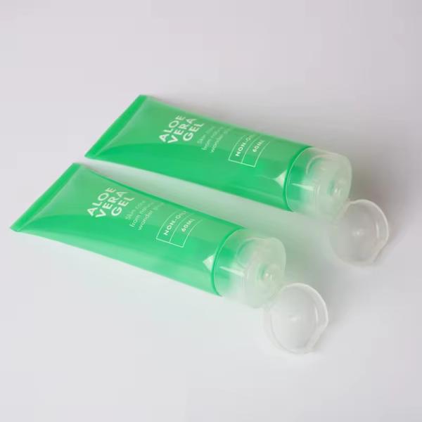 Tubes à capuche translucides pour les produits cosmétiques sur mesure 60 ml