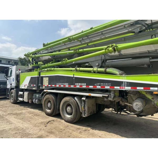 Used 2020 Benz Zoomlion 52m Concrete Boom Pump Truck Truck Mounted