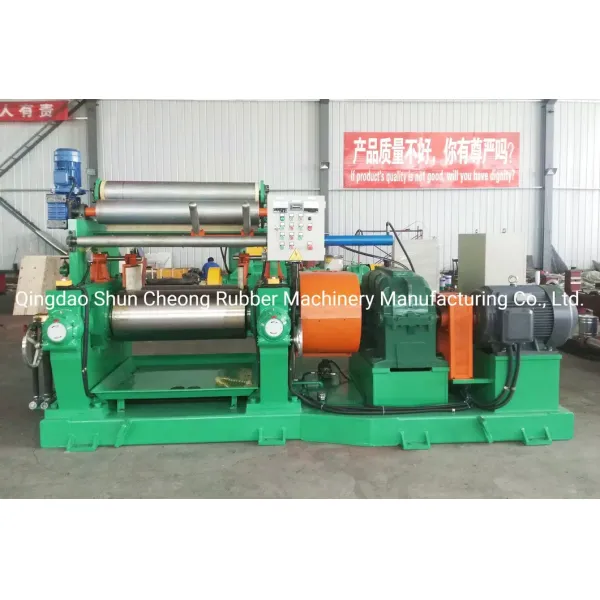 Open Type Two Roll Rubber Mixing Mill | XK-560 Industrial Rubber Mixer