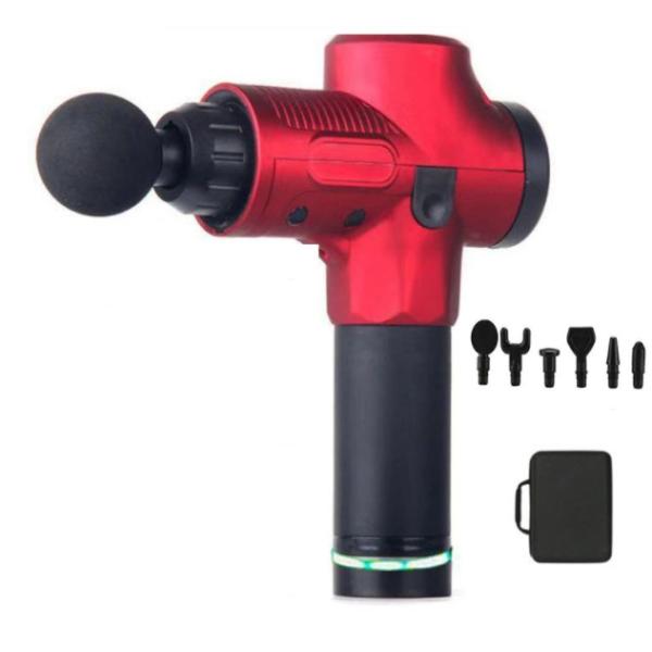 Electric Deep Vibrating Tissue Fascial Muscle Massage Gun with Nano Silica Gel Handle