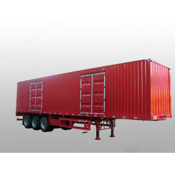 Steel Material  Livestock Cattle Trailers With Double Chamber 3-8 mm Flat Bed