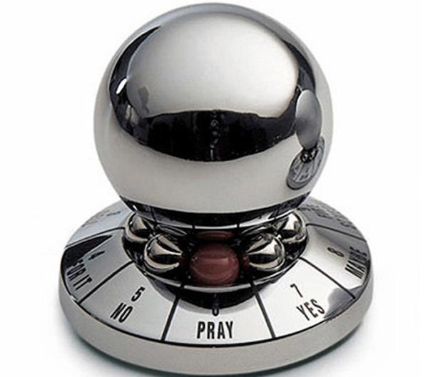 Customized and Creative Zinc Alloy Silver Color Metal Die Casting Lucky Decision Ball for Game and Birthday