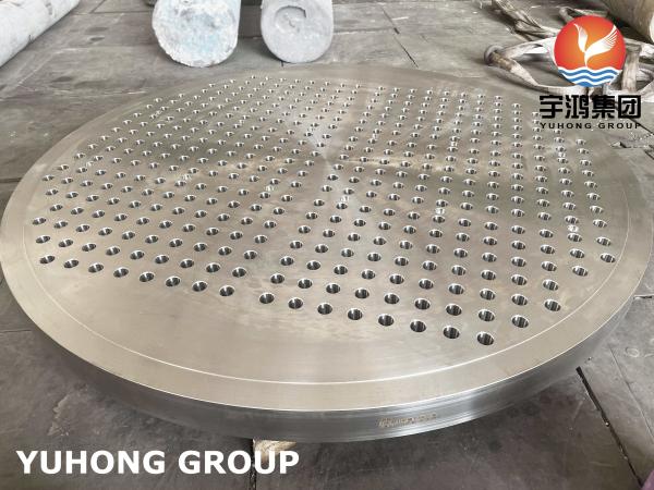 ASTM A182 F316L (1.4404)  Stainless Steel Forged Tubesheet For Heat Exchanger