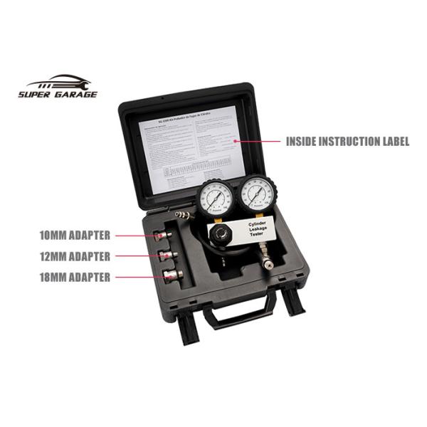 Diagnostics Tool Dual Gauge Leakdown Tester Kit English / Spanish Language