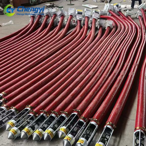 Small Farms Flexible Conveyor Hose With Non Rust Material High Flow Rate