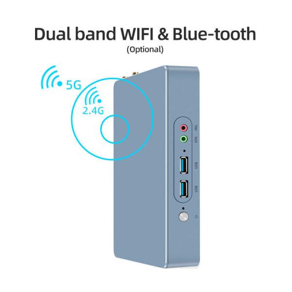 Training Inspection Portable N5095 Mini Pc 8Gb 128Gb Ssd Wifi Blue Tooth Office