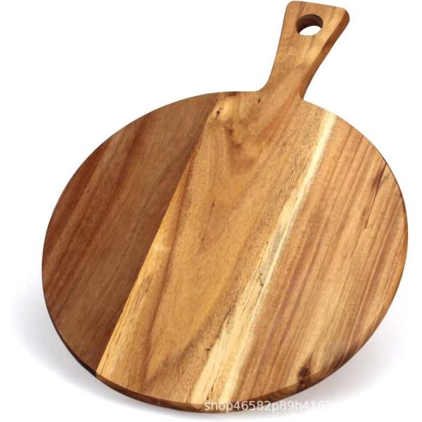 US Return refunds Wood Steak Plates on Slate Cutting Board for Baking and Serving Tray
