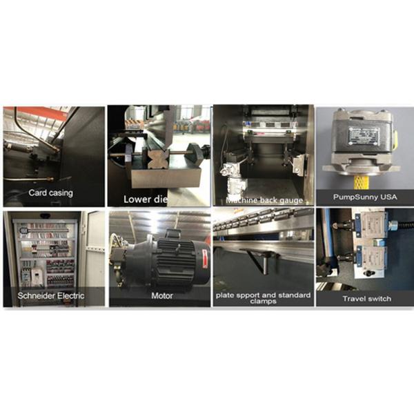 CNC Mini Hydraulic Press Brake 4mm Metal Plate With ESA S640