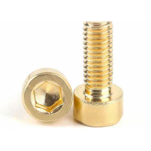 H59 H62 Yellow Brass Copper Bronze Hex Hexagon Socket Cap Head Machine Screw DIN912