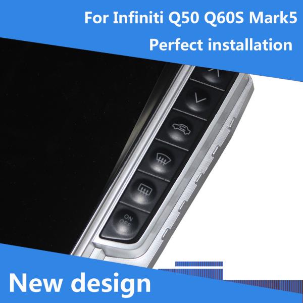 Android 13 タッチスクリーン カーステレオ Infiniti Q50 Q60 Q60S 2013 2014 2018 2019