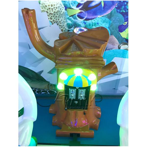 1 Player Kiddie Racing Game Machine / Horse Coin Operated Ride On Toys