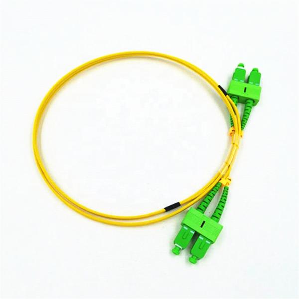 Single Mode Duplex  G657A Fiber Patch Cable SC Bend Insensitive Fiber Patch Cord