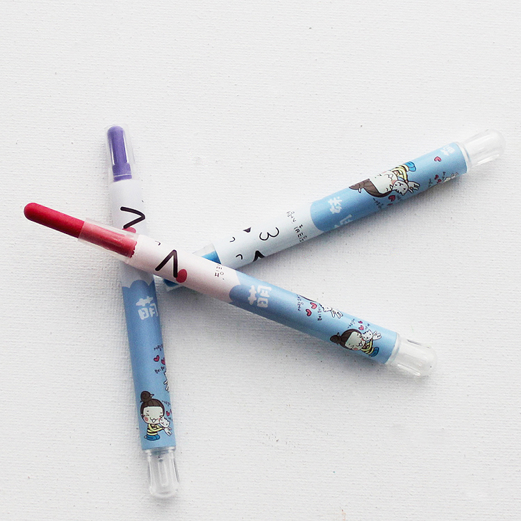 Hot Selling Cute Cartoon Printing 24 Colors Rotating Crayon Set