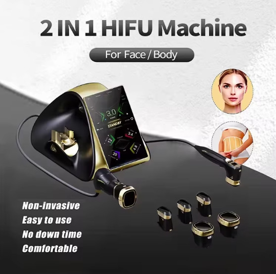 Портативный 2 в 1 13d Max Dual System Hifu Machine для антивозрастного увлажнения детей