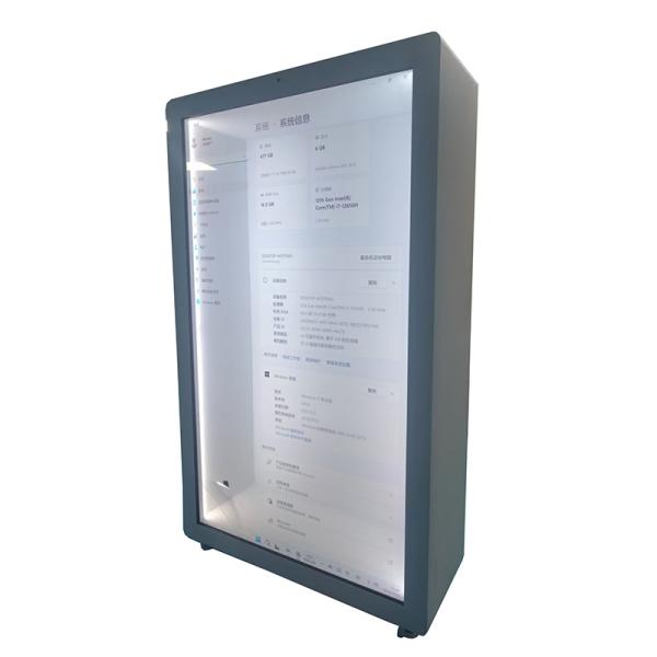 86 inch 3D Holographic display box LCD Transparent Cabinet AI Digital Human all-in-one machine