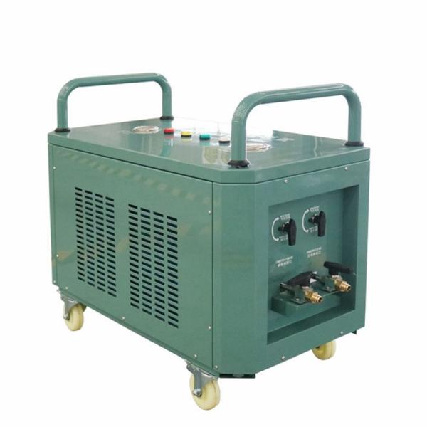 2HP huile de refroidissement par air moins récupération de réfrigérant machine de recharge ac service pompe de récupération de gaz R410a équipement de recharge