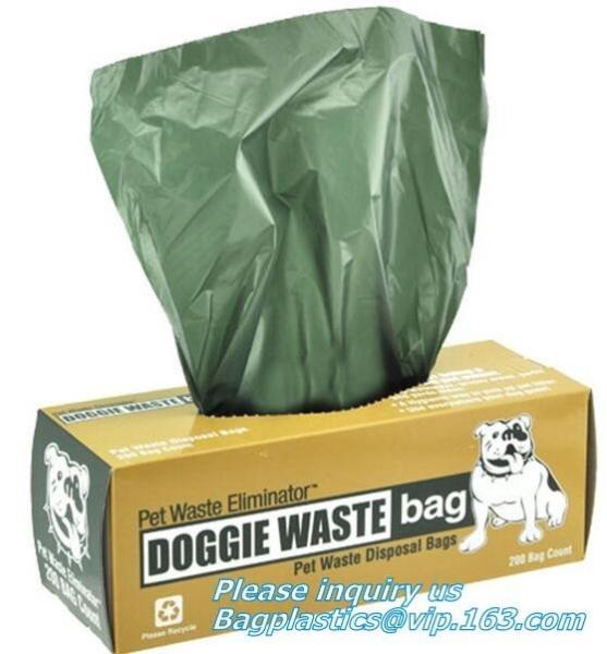 Cornstarch Based Biodegradable Produce Bags Eco Poop Pick Refill Rolls BPI OK Compost