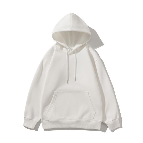 FODARLLOY Stylish Fashion Vintage Hoodie OEM Streetwear Essentials Oversize Unisex Pull Coat Men's Hoodies Pullover Whit