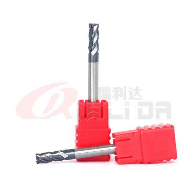 1/8 4mm 4 Flutes Solid Carbide Corner Radius End Mills Radius Bull Nose Endmill HRC50