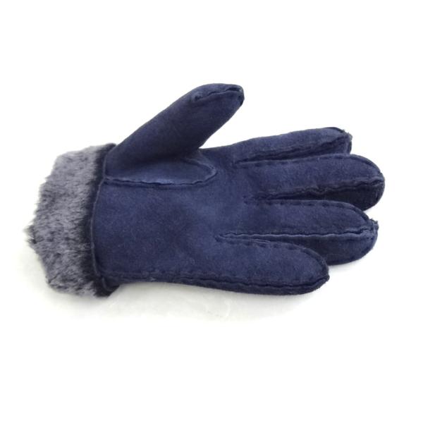 Hand Stitching Nappa wool lined men women sheepskin shearling leather gloves
