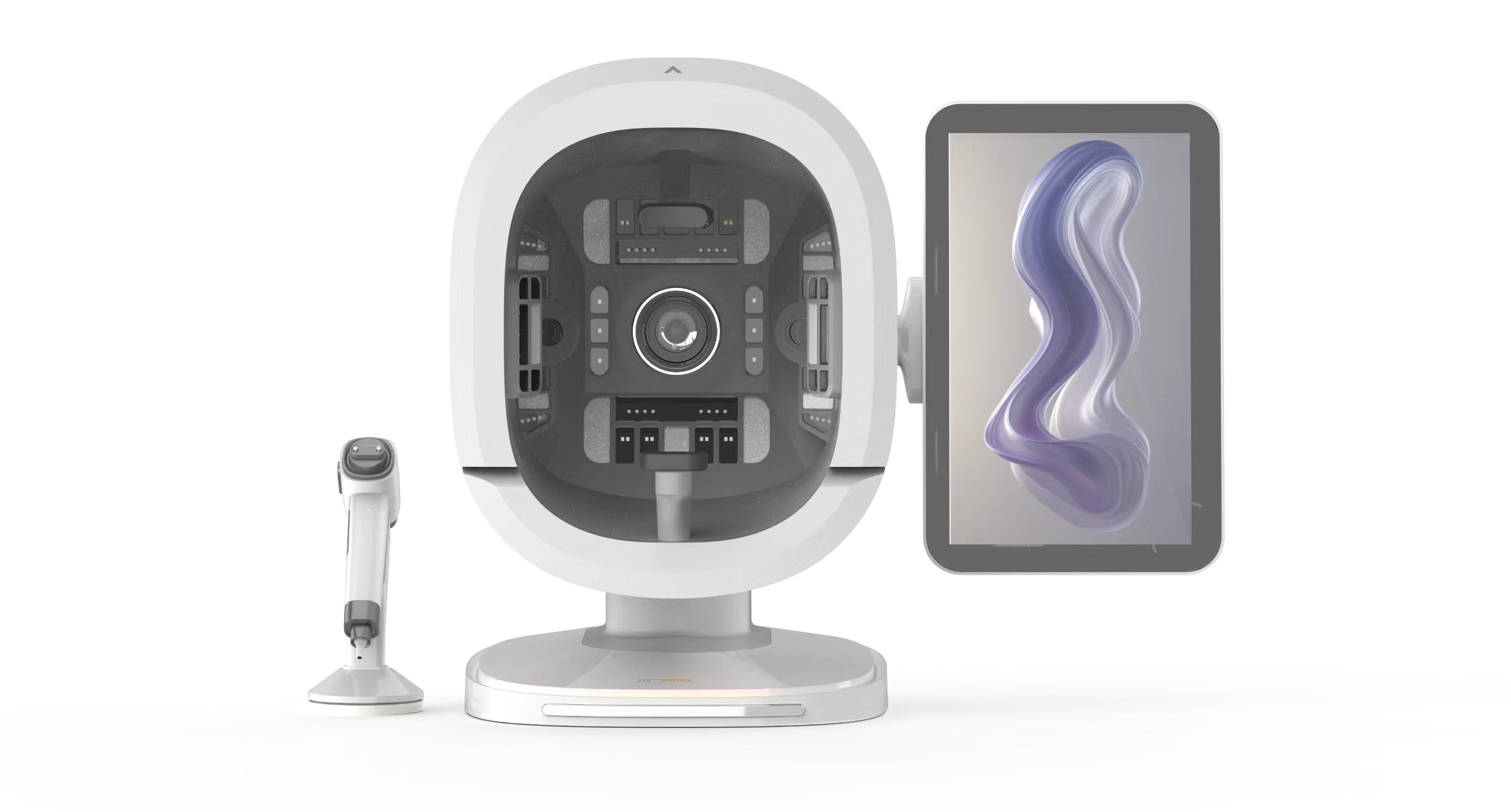 Skin Analysis Full Facial Scanner with 36 Million Image Element Spot Moisture Detector Facial Scanner UV Skin Diagnostic Suitable for All Skin Tones