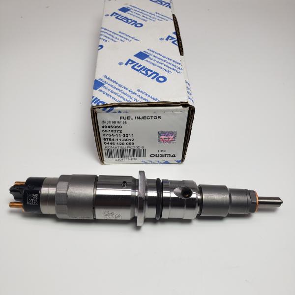Disesel Fuel Injector 4945969 3976372 6754-11-3011 6754-11-3012 0445 120 059 For KOMATSU PC200-8 PC220-8