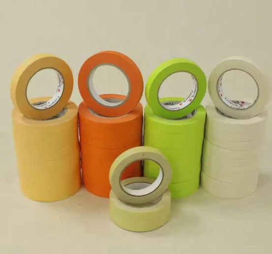 Chinese Supplier Wholesales 80 Degree Heat-Resistant Car Repair Orange Masking Tape With High Viscosity That Can Be Customized With Original Packaging