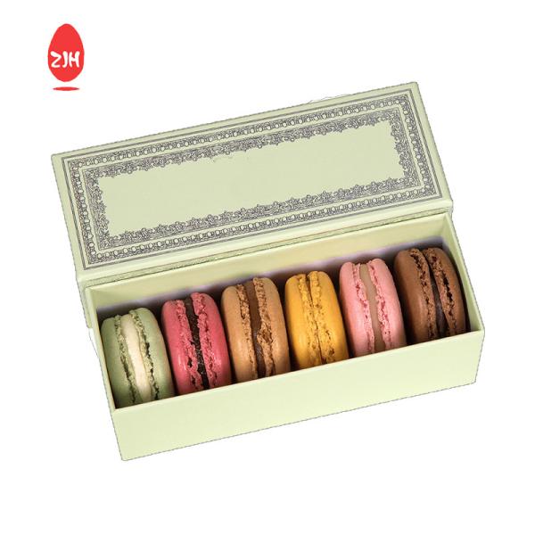 11cm Luxury Disposable Food Packaging Containers Pink Macaron Box Packaging