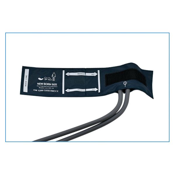Dark Green Neonatal Size Reusable Bladderless Blood Pressure Cuffs 6 To 11cm Limb Cir Medical Consumables