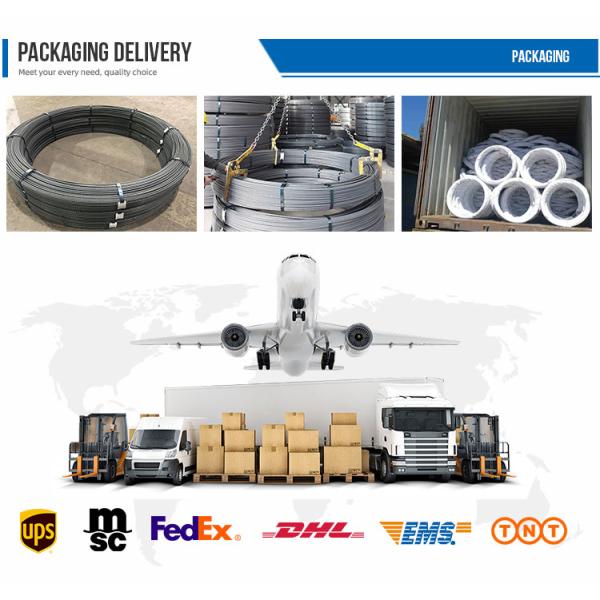 19 Strand Spiral Steel Wire Dia 5mm-10mm For Grade 1008 45 60 70 80 65Mn 82B