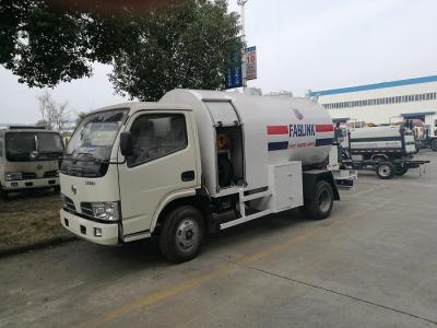 5.5CBM Small Propane Cylinder Truck , 2 Tons Mobile Lpg Truck Tanker
