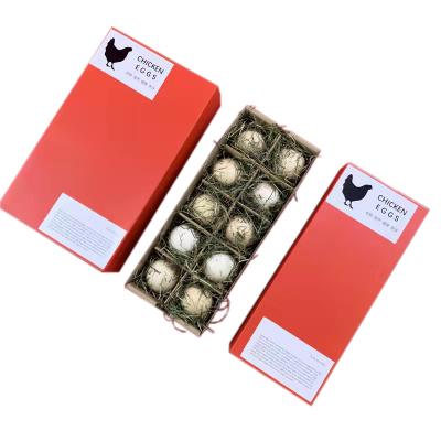 Rectangle Corrugated Cardboard Empty Egg Cartons Trays Yoni Easter Packaging