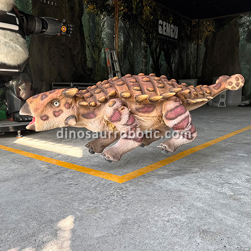 Silicone Robotic Dinosaurs Ankylosaurus Walking Dinosaur Indoor Outdoor