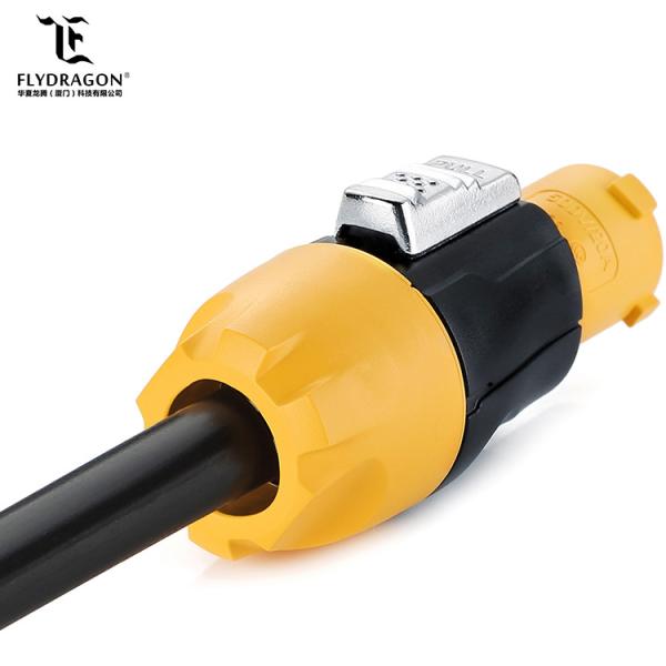 Chinese Manufacture Outdoor 20A PowerCon Plastic Cable Connectors,Plug Speaker Welding 3 Pin Waterproof Connector