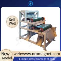 Séparateur magnétique permanent de bande de conveyeur de quartz avec de doubles rouleaux