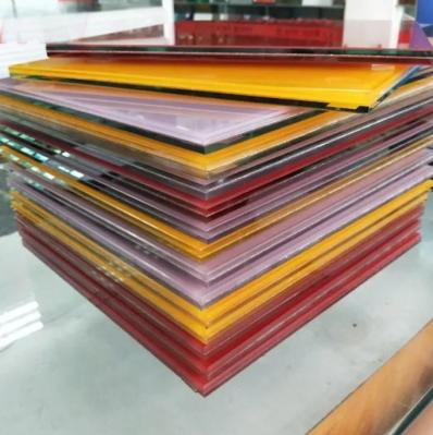 22mm 25mm PVB Laminated Tempered Glass Custom Stained Glass Window Hanging