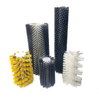Roller de limpieza de cepillo giratorio industrial cilíndrico de nylon personalizado