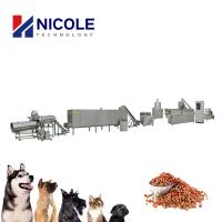 Linha de produção de aço inoxidável seco automático completo dos alimentos para animais de estimação do Ce para o gato do cão
