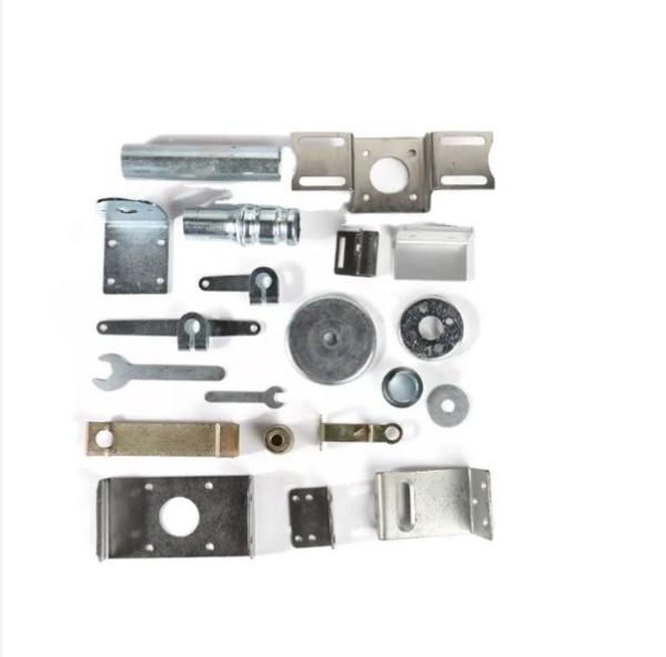 Precision Steel Plate Fabrication Silver CNC Housing Galvanized Electroplating