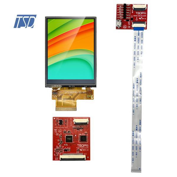 20pin 2,8 relação Resistive de UART do tela táctil da exposição HMI do módulo de TFT LCD