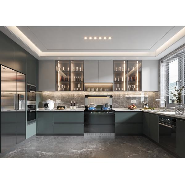 家庭 改良 キッチン キャビネット ホワイト 漆器 木製 キッチン キャビネット