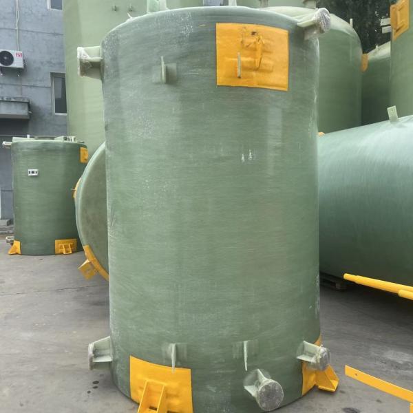 Танк канализационного резервуара 3040mm*2690mm замотки GRP FRP стеклоткани химический смешивая